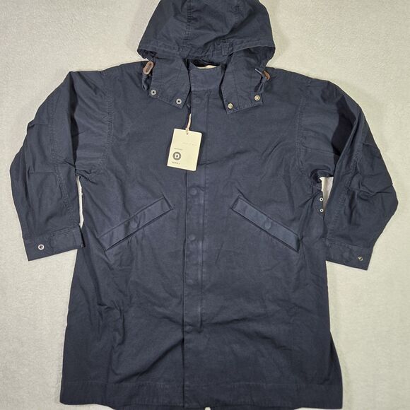 $350 Dockers® x Transnomadica Squall Coat Mens XS Relaxed Fit Navy Blue - Picture 6 of 10